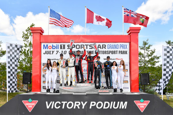 7-10 July 2016, Bowmanville, Ontario Canada
Prototype winners podium 31, Chevrolet, Corvette DP, P, Eric Curran, Dane Cameron, 10, Chevrolet, Corvette DP, P, Ricky Taylor, Jordan Taylor, 5, Chevrolet, Corvette DP, P, Joao Barbosa, Christian Fittipaldi
?2016, Scott R LePage 
LAT Photo USA
