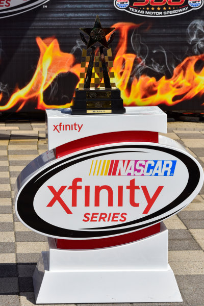 2017 NASCAR Xfinity Series
My Bariatric Solutions 300
Texas Motor Speedway, Fort Worth, TX USA
Saturday 8 April 2017
Erik Jones, Game Stop/ GAEMS Toyota Camry in Sunoco Victory Lane
World Copyright: Logan Whitton/LAT Images
ref: Digital Image 17TEX1LW2101