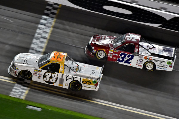 2017 Camping World Truck - NextEra Energy Resources 250
Daytona International Speedway, Daytona Beach, FL USA
Friday 24 February 2017
Kaz Grala and Austin Self
World Copyright: Nigel Kinrade/LAT Images
ref: Digital Image 17DAY2nk10702