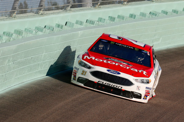 Monster Energy NASCAR Cup Series
Ford EcoBoost 400
Homestead-Miami Speedway, Homestead, FL USA
Sunday 19 November 2017
Ryan Blaney, Wood Brothers Racing, Motorcraft/Quick Lane Tire & Auto Center Ford Fusion
World Copyright: Russell LaBounty
LAT Images Monster Energy NASCAR Cup Series
Ford EcoBoost 400
Homestead-Miami Speedway, Homestead, FL USA
Sunday 19 November 2017
Ryan Blaney, Wood Brothers Racing, Motorcraft/Quick Lane Tire & Auto Center Ford Fusion
World Copyright: Russell LaBounty
LAT Images