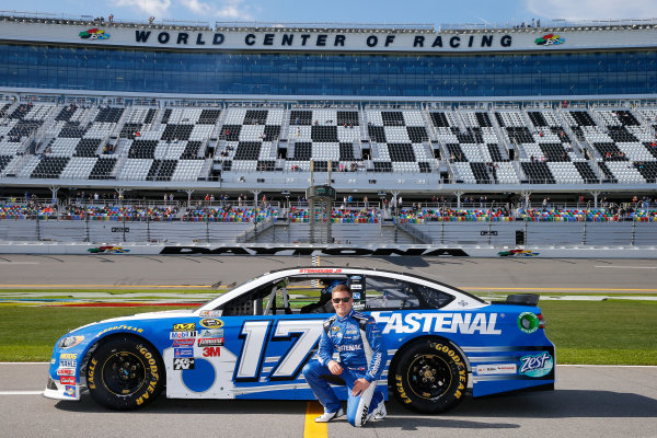 13-21 February, 2016, Daytona Beach, Florida USA
Ricky Stenhouse Jr., driver of the #17 Fastenal Ford, poses with his car after qualifying for the NASCAR Sprint Cup Series Daytona 500 at Daytona International Speedway on February 14, 2016 in Daytona Beach, Florida.
LAT Photo USA via NASCAR via Getty Images 13-21 February, 2016, Daytona Beach, Florida USA
Ricky Stenhouse Jr., driver of the #17 Fastenal Ford, poses with his car after qualifying for the NASCAR Sprint Cup Series Daytona 500 at Daytona International Speedway on February 14, 2016 in Daytona Beach, Florida.
LAT Photo USA via NASCAR via Getty Images
