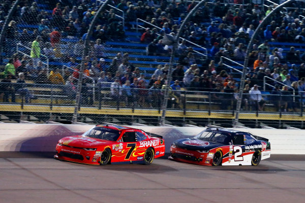 NASCAR XFINITY Series
American Ethanol E15 250 presented by Enogen
Iowa Speedway, Newton, IA USA
Saturday 24 June 2017
Justin Allgaier, BRANDT Chevrolet Camaro and Ben Kennedy, Rheem Chevrolet Camaro
World Copyright: Russell LaBounty
LAT Images NASCAR XFINITY Series
American Ethanol E15 250 presented by Enogen
Iowa Speedway, Newton, IA USA
Saturday 24 June 2017
Justin Allgaier, BRANDT Chevrolet Camaro and Ben Kennedy, Rheem Chevrolet Camaro
World Copyright: Russell LaBounty
LAT Images