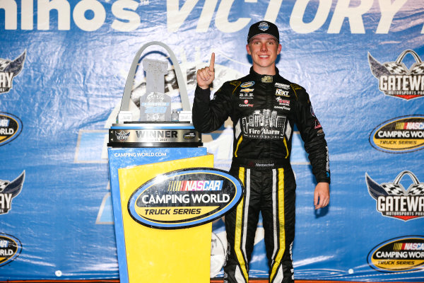 NASCAR Camping World Truck Series
Drivin’ For Linemen 200
Gateway Motorsports Park, Madison, IL USA
Saturday 17 June 2017
John Hunter Nemechek, Chevrolet Silverado Victory Lane
World Copyright: Barry Cantrell
LAT Images NASCAR Camping World Truck Series
Drivin’ For Linemen 200
Gateway Motorsports Park, Madison, IL USA
Saturday 17 June 2017
John Hunter Nemechek, Chevrolet Silverado Victory Lane
World Copyright: Barry Cantrell
LAT Images