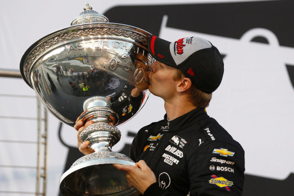 Verizon IndyCar Series
GoPro Grand Prix of Sonoma
Sonoma Raceway, Sonoma, CA USA
Sunday 17 September 2017
Josef Newgarden, Team Penske Chevrolet celebrates by kissing the Astor Cup on the podium
World Copyright: Phillip Abbott
LAT Images
ref: Digital Image abbott_sonoma_0917_10388 Verizon IndyCar Series
GoPro Grand Prix of Sonoma
Sonoma Raceway, Sonoma, CA USA
Sunday 17 September 2017
Josef Newgarden, Team Penske Chevrolet celebrates by kissing the Astor Cup on the podium
World Copyright: Phillip Abbott
LAT Images
ref: Digital Image abbott_sonoma_0917_10388