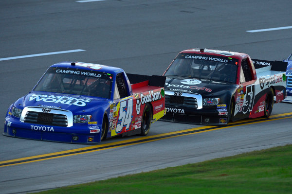 October 18-19, 2013, Talladega, Alabama USA
Darrell Wallace Jr and Kyle Busch trucks
© 2013, Brian Czobat
LAT Photo USA
October 18-19, 2013, Talladega, Alabama USA
Darrell Wallace Jr and Kyle Busch trucks
© 2013, Brian Czobat
LAT Photo USA