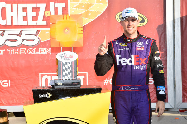 5-7 August, 2016, Watkins Glen, New York USA
Denny Hamlin, FedEx Freight Toyota Camry (11), celebrates in victory lane.
©2016, JohnHarrelson / LAT Photo USA 5-7 August, 2016, Watkins Glen, New York USA
Denny Hamlin, FedEx Freight Toyota Camry (11), celebrates in victory lane.
©2016, JohnHarrelson / LAT Photo USA
