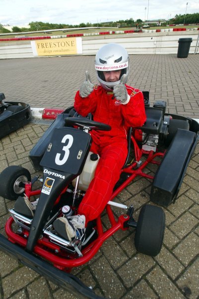 Andrew Laird (GBR) Sutton Motorsport Images was delighted the FIA extended the points system, as he picked up one point for eighth position.
Sutton Motorsport Images Annual Karting Grand Prix; Daytona International Raceway, Milton Keynes, England, 24 July 2003.
DIGITAL IMAGE


