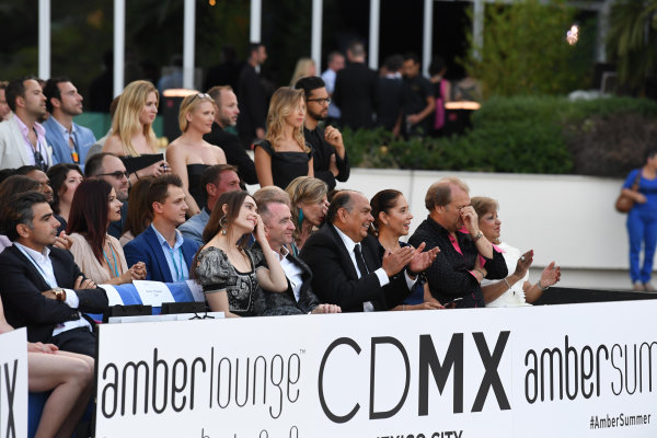 Monte Carlo, Monaco.
Friday 26 May 2017.
Paddy Lowe (GBR) Williams Shareholder and Technical Director and wife Anna Danshina (RUS) at the Amber Lounge Fashion Show, Le Meridien Beach Plaza Hotel, Monaco
World Copyright: Mark Sutton/Sutton/LAT Images
ref: Digital Image dcd1727my373 Monte Carlo, Monaco.
Friday 26 May 2017.
Paddy Lowe (GBR) Williams Shareholder and Technical Director and wife Anna Danshina (RUS) at the Amber Lounge Fashion Show, Le Meridien Beach Plaza Hotel, Monaco
World Copyright: Mark Sutton/Sutton/LAT Images
ref: Digital Image dcd1727my373