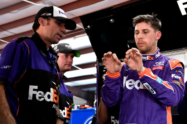Monster Energy NASCAR Cup Series
Alabama 500
Talladega Superspeedway
Talladega, AL USA
Friday 13 October 2017
Denny Hamlin, Joe Gibbs Racing, FedEx Ground Toyota Camry
World Copyright: Rusty Jarrett
LAT Images Monster Energy NASCAR Cup Series
Alabama 500
Talladega Superspeedway
Talladega, AL USA
Friday 13 October 2017
Denny Hamlin, Joe Gibbs Racing, FedEx Ground Toyota Camry
World Copyright: Rusty Jarrett
LAT Images