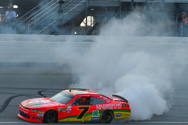 NASCAR XFINITY Series
TheHouse.com 300
Chicagoland Speedway, Joliet, IL USA
Saturday 16 September 2017
Justin Allgaier, BRANDT / Celebrating the Future of AG Chevrolet Camaro celebrates with a burnout after winning
World Copyright: Logan Whitton
LAT Images NASCAR XFINITY Series
TheHouse.com 300
Chicagoland Speedway, Joliet, IL USA
Saturday 16 September 2017
Justin Allgaier, BRANDT / Celebrating the Future of AG Chevrolet Camaro celebrates with a burnout after winning
World Copyright: Logan Whitton
LAT Images