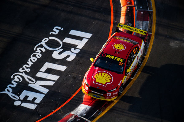 2017 Supercars Championship Round 12. 
Gold Coast 600, Surfers Paradise, Queensland, Australia.
Friday 20th October to Sunday 22nd October 2017.
Fabian Coulthard, Team Penske Ford. 
World Copyright: Daniel Kalisz/LAT Images
Ref: Digital Image 201017_VASCR12_DKIMG_1503.jpg