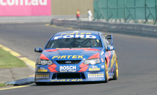 2004 Australian V8 Supercars
Sandown, Australia. 12th Sepetmber 2004
V8 Supercar drivers Marcos Ambrose and Greg Ritter during the Betta Electrical 500 being held this weekend at Sandown International Raceway Melbourne, Australia.
World Copyright: Mark Horsburgh/LAT Photographic
ref: DIgital Image Only 2004 Australian V8 Supercars
Sandown, Australia. 12th Sepetmber 2004
V8 Supercar drivers Marcos Ambrose and Greg Ritter during the Betta Electrical 500 being held this weekend at Sandown International Raceway Melbourne, Australia.
World Copyright: Mark Horsburgh/LAT Photographic
ref: DIgital Image Only