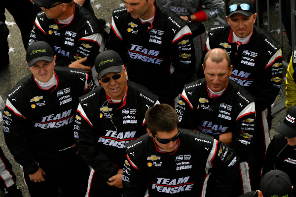 2017 Verizon IndyCar Series
Honda Indy Grand Prix of Alabama
Barber Motorsports Park, Birmingham, AL USA
Sunday 23 April 2017
Josef Newgarden, Team Penske Chevrolet crew
World Copyright: Scott R LePage
LAT Images
ref: Digital Image lepage-170423-bhm-6484