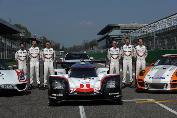 2017 FIA World Endurance Championship,
31st March - 2nd April, 2017, Monza Prologue,
1 Neel Jani (CHE) \ Andr? Lotterer (DEU) \ NickTandy (GBR) - PORSCHE LMP TEAM - Porsche 919 Hybrid
2 Timo Bernhard (DEU) \ Earl Bamber (NZL) \ Brendon Hartley (NZL) - PORSCHE LMP TEAM ? Porsche 919 Hybrid
World Copyright: JEP/LAT Images. 2017 FIA World Endurance Championship,
31st March - 2nd April, 2017, Monza Prologue,
1 Neel Jani (CHE) \ Andr? Lotterer (DEU) \ NickTandy (GBR) - PORSCHE LMP TEAM - Porsche 919 Hybrid
2 Timo Bernhard (DEU) \ Earl Bamber (NZL) \ Brendon Hartley (NZL) - PORSCHE LMP TEAM ? Porsche 919 Hybrid
World Copyright: JEP/LAT Images.