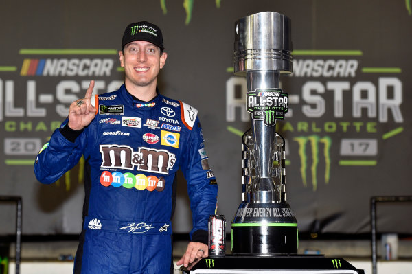 Monster Energy NASCAR Cup Series
Monster Energy NASCAR All-Star Race
Charlotte Motor Speedway, Concord, NC USA
Saturday 20 May 2017
Kyle Busch, Joe Gibbs Racing, M&M's Caramel Toyota Camry celebrates his win in Victory Lane
World Copyright: Nigel Kinrade
LAT Images
ref: Digital Image 17CLT1nk07383 Monster Energy NASCAR Cup Series
Monster Energy NASCAR All-Star Race
Charlotte Motor Speedway, Concord, NC USA
Saturday 20 May 2017
Kyle Busch, Joe Gibbs Racing, M&M's Caramel Toyota Camry celebrates his win in Victory Lane
World Copyright: Nigel Kinrade
LAT Images
ref: Digital Image 17CLT1nk07383