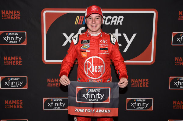 NASCAR Xfinity Series
Boyd Gaming 300
Las Vegas Motor Speedway, Las Vegas, NV USA
Saturday 3 March 2018
Christopher Bell, Joe Gibbs Racing, Toyota Camry Rheem-Smurfit Kappa, wins the pole for the Boyd Gaming 300.
World Copyright: John K Harrelson
NKP / LAT Images NASCAR Xfinity Series
Boyd Gaming 300
Las Vegas Motor Speedway, Las Vegas, NV USA
Saturday 3 March 2018
Christopher Bell, Joe Gibbs Racing, Toyota Camry Rheem-Smurfit Kappa, wins the pole for the Boyd Gaming 300.
World Copyright: John K Harrelson
NKP / LAT Images