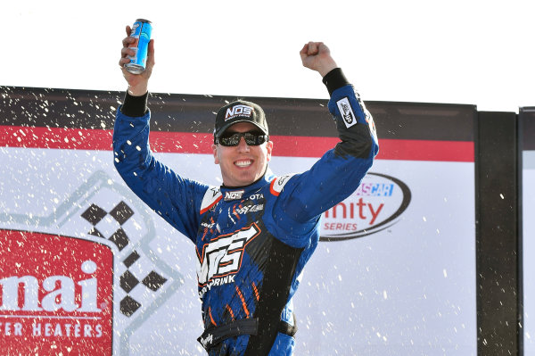 2017 NASCAR XFINITY Series - Rinnai 250
Atlanta Motor Speedway, Hampton, GA USA
Saturday 4 March 2017
Kyle Busch, NOS Energy Drink Toyota Camry celebrates his win in Victory Lane
World Copyright: Nigel Kinrade/LAT Images
ref: Digital Image 17ATL1nk05771 2017 NASCAR XFINITY Series - Rinnai 250
Atlanta Motor Speedway, Hampton, GA USA
Saturday 4 March 2017
Kyle Busch, NOS Energy Drink Toyota Camry celebrates his win in Victory Lane
World Copyright: Nigel Kinrade/LAT Images
ref: Digital Image 17ATL1nk05771