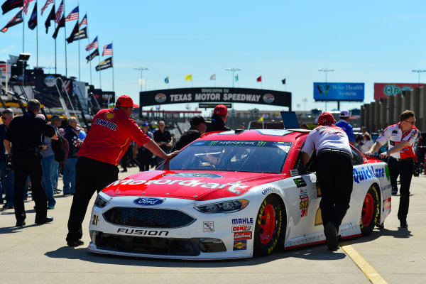 2017 Monster Energy NASCAR Cup Series
O'Reilly Auto Parts 500
Texas Motor Speedway, Fort Worth, TX USA
Friday 7 April 2017
Ryan Blaney
World Copyright: Logan Whitton/LAT Images
ref: Digital Image 17TEX1LW0029