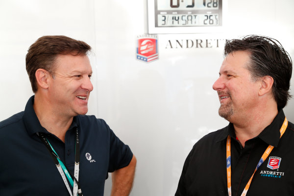 Miami e-Prix 2015.
First Practice Session
Michael Andretti - Andretti President, Chairman and CEO. 
FIA Formula E World Championship.
Miami, Florida, USA.
Saturday 14 March 2015.

Copyright: Adam Warner / LAT / FE
ref: Digital Image _L5R3413