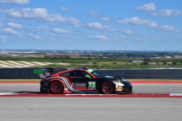 IMSA WeatherTech SportsCar Championship
Advance Auto Parts SportsCar Showdown
Circuit of The Americas, Austin, TX USA
Thursday 4 May 2017
73, Porsche, Porsche 911 GT3 R, GTD, Patrick Lindsey, Jorg Bergmeister
World Copyright: Richard Dole
LAT Images
ref: Digital Image RD_PWCVIR_17_351