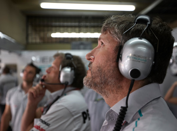 Interlagos, Sao Paulo, Brazil.
26th November 2011.
Nick Fry, CEO, Mercedes GP. Portrait. 
World Copyright: Steve Etherington/LAT Photographic
ref: Digital Image SNE24804