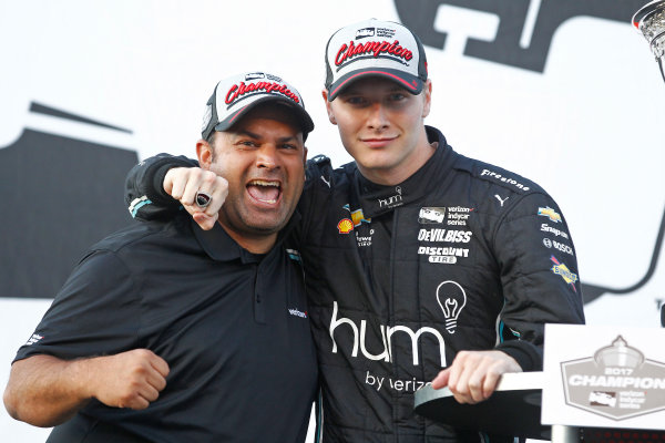 Verizon IndyCar Series
GoPro Grand Prix of Sonoma
Sonoma Raceway, Sonoma, CA USA
Sunday 17 September 2017
Josef Newgarden, Team Penske Chevrolet celebrates winning the championship on the podium
World Copyright: Phillip Abbott
LAT Images
ref: Digital Image abbott_sonoma_0917_10262 Verizon IndyCar Series
GoPro Grand Prix of Sonoma
Sonoma Raceway, Sonoma, CA USA
Sunday 17 September 2017
Josef Newgarden, Team Penske Chevrolet celebrates winning the championship on the podium
World Copyright: Phillip Abbott
LAT Images
ref: Digital Image abbott_sonoma_0917_10262