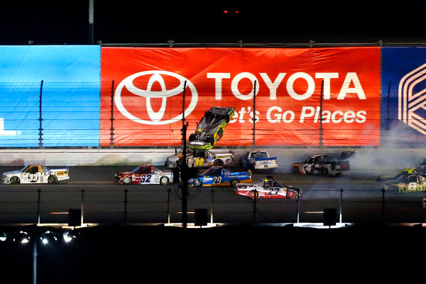 2017 Camping World Truck - NextEra Energy Resources 250
Daytona International Speedway, Daytona Beach, FL USA
Friday 24 February 2017
Matt Crafton crash
World Copyright: Russell LaBounty/LAT Images
ref: Digital Image 17DAY2rl_04659 2017 Camping World Truck - NextEra Energy Resources 250
Daytona International Speedway, Daytona Beach, FL USA
Friday 24 February 2017
Matt Crafton crash
World Copyright: Russell LaBounty/LAT Images
ref: Digital Image 17DAY2rl_04659