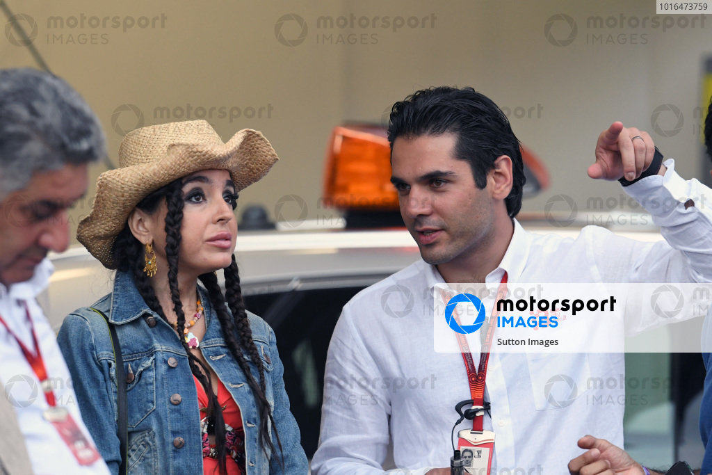 Arif Rahimov, Baku Street Circuit Promoter (AZE) with Leyla Aliyeva ...