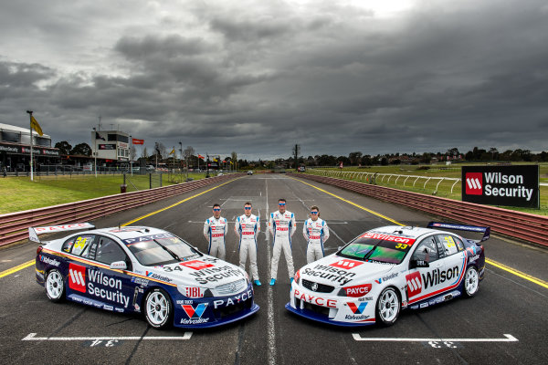 2017 Supercars Championship Round 10. 
Sandown 500, Sandown Raceway, Springvale, Victoria, Australia.
Thursday 14th September to Sunday 17th September 2017.
James Moffat, Garry Rogers Motorsport, Richard Muscat, Garry Rogers Motorsport, James Golding, Garry Rogers Motorsport, Garth Tander, Garry Rogers Motorsport. 
World Copyright: Daniel Kalisz/LAT Images
Ref: Digital Image 140917_VASCR10_DKIMG_0374.jpg