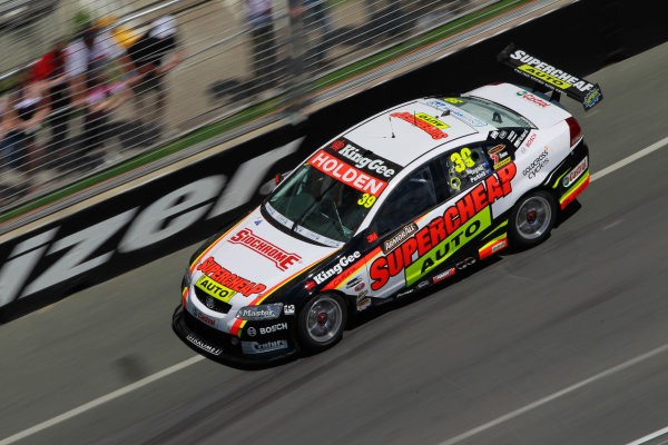 Gold Coast 600, Surfers Paradise, Queensland, Australia. 22nd - 24th October 2010.
Car 39,Commodore VE,Holden,Jack Perkins,PMM,Paul Morris Motorsport,Russell Ingall,Supercars,Supercheap Auto,V8 Supercar,endurance,enduro.
World Copyright: Mark Horsburgh/LAT Photographic.
Ref: 39-PMM-EV11-10-20999.