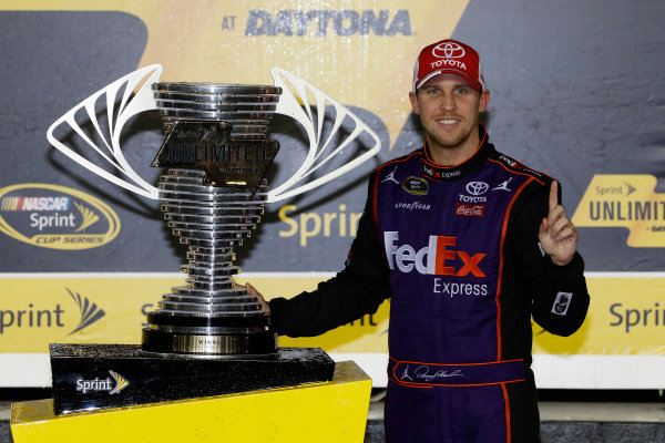 12-13 February, 2016, Daytona Beach, Florida, USA
Denny Hamlin, FedEx Express Toyota Camry in victory lane
?2016, Michael L. Levitt
LAT Photo USA 12-13 February, 2016, Daytona Beach, Florida, USA
Denny Hamlin, FedEx Express Toyota Camry in victory lane
?2016, Michael L. Levitt
LAT Photo USA