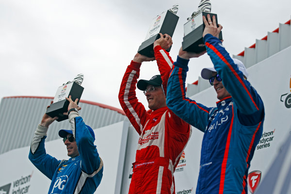 2017 Verizon IndyCar Series - Firestone Grand Prix of St. Petersburg
St. Petersburg, FL USA
Sunday 12 March 2017
Sebastien Bourdais, Simon Pagenaud and Scott Dixon celebrate on the podium
World Copyright: Phillip Abbott/LAT Images
ref: Digital Image lat_abbott_stp_0317_12831 2017 Verizon IndyCar Series - Firestone Grand Prix of St. Petersburg
St. Petersburg, FL USA
Sunday 12 March 2017
Sebastien Bourdais, Simon Pagenaud and Scott Dixon celebrate on the podium
World Copyright: Phillip Abbott/LAT Images
ref: Digital Image lat_abbott_stp_0317_12831