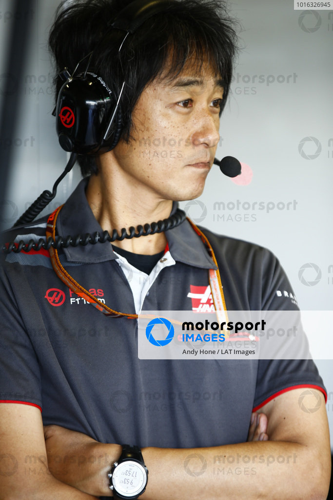A Haas F1 engineer. | British GP | Motorsport Images