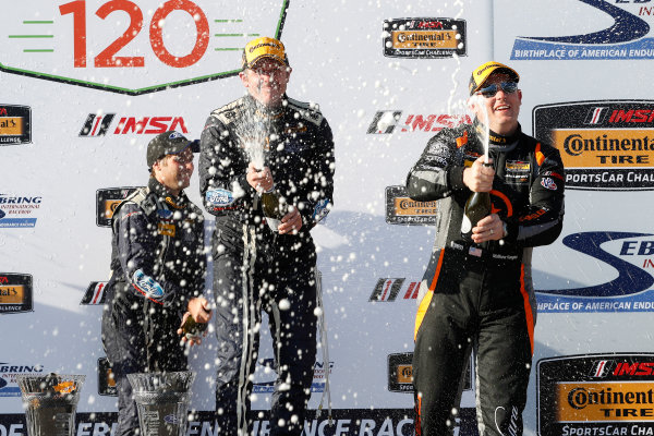 2017 IMSA Continental Tire SportsCar Challenge
Visit Sebring 120
Sebring International Raceway, Sebring, FL USA
Friday 17 March 2017
60, Ford, Ford Mustang, GS, Jade Buford, Scott Maxwell, podium, champgne
World Copyright: MIchael L. Levitt
LAT Images
ref: Digital Image levitt_seb_0317-15421 2017 IMSA Continental Tire SportsCar Challenge
Visit Sebring 120
Sebring International Raceway, Sebring, FL USA
Friday 17 March 2017
60, Ford, Ford Mustang, GS, Jade Buford, Scott Maxwell, podium, champgne
World Copyright: MIchael L. Levitt
LAT Images
ref: Digital Image levitt_seb_0317-15421
