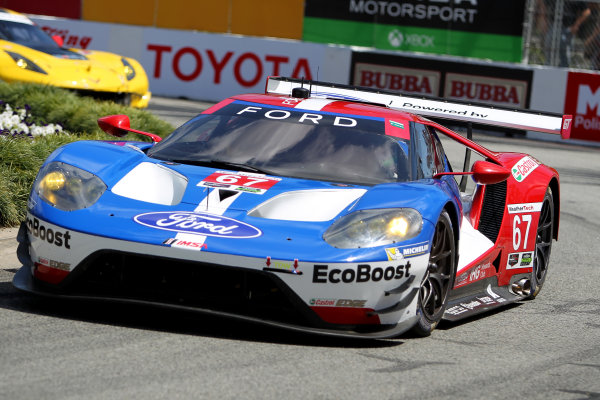 2017 IMSA WeatherTech SportsCar Championship
BUBBA burger Sports Car Grand Prix at Long Beach
Streets of Long Beach, CA USA
Saturday 8 April 2017
67, Ford, Ford GT, GTLM, Ryan Briscoe, Richard Westbrook
World Copyright: Leland Hill/LAT Images
ref: Digital Image Hill-0407_IMSA_0022