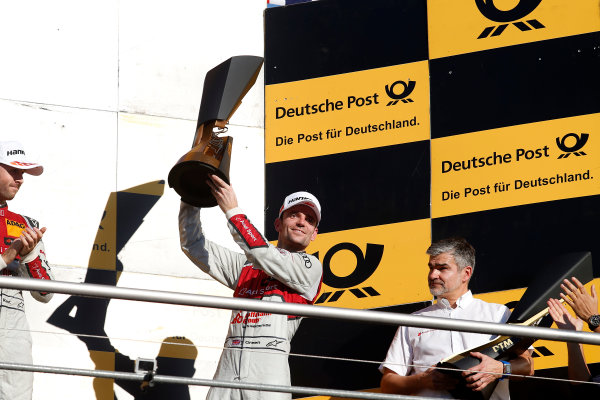 2017 DTM Round 9 
Hockenheimring, Germany 
Sunday 15 October 2017.
Champions Podium: third place Jamie Green, Audi Sport Team Rosberg, Audi RS 5 DTM 
World Copyright: Alexander Trienitz/LAT Images
ref: Digital Image 2017-DTM-HH2-AT2-2188