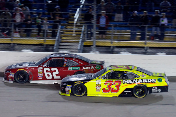 NASCAR XFINITY Series
American Ethanol E15 250 presented by Enogen
Iowa Speedway, Newton, IA USA
Saturday 24 June 2017
Brendan Gaughan, American Ethanol / Kum & Go Chevrolet Camaro and Brandon Jones, Jeld-Wen/Menards Chevrolet Camaro
World Copyright: Russell LaBounty
LAT Images NASCAR XFINITY Series
American Ethanol E15 250 presented by Enogen
Iowa Speedway, Newton, IA USA
Saturday 24 June 2017
Brendan Gaughan, American Ethanol / Kum & Go Chevrolet Camaro and Brandon Jones, Jeld-Wen/Menards Chevrolet Camaro
World Copyright: Russell LaBounty
LAT Images