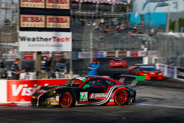 2017 IMSA WeatherTech SportsCar Championship
BUBBA burger Sports Car Grand Prix at Long Beach
Streets of Long Beach, CA USA
Friday 7 April 2017
73, Porsche, Porsche 911 GT3 R, GTD, Patrick Lindsey, Jorg Bergmeister
World Copyright: Jake Galstad/LAT Images 2017 IMSA WeatherTech SportsCar Championship
BUBBA burger Sports Car Grand Prix at Long Beach
Streets of Long Beach, CA USA
Friday 7 April 2017
73, Porsche, Porsche 911 GT3 R, GTD, Patrick Lindsey, Jorg Bergmeister
World Copyright: Jake Galstad/LAT Images