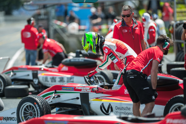 2017 FIA Formula 3 European Championship.
Round 5 - Nuremberg, Germany.
Friday 30 June 2017.
Mick Schumacher, Prema Powerteam, Dallara F317 - Mercedes-Benz
World Copyright: Mario Bartkowiak/LAT Images
ref: Digital Image 2017-06-30_FIA-F3_Norisring_FP_0154