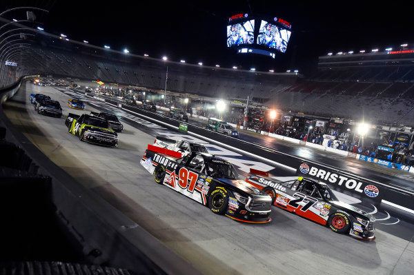 NASCAR Camping World Truck Series
UNOH 200
Bristol Motor Speedway, Bristol, TN USA
Wednesday 16 August 2017
Ben Rhodes, Safelite Auto Glass Toyota Tundra and Jesse Little, Triad Racing Technologies Toyota Tundra
World Copyright: Nigel Kinrade
LAT Images NASCAR Camping World Truck Series
UNOH 200
Bristol Motor Speedway, Bristol, TN USA
Wednesday 16 August 2017
Ben Rhodes, Safelite Auto Glass Toyota Tundra and Jesse Little, Triad Racing Technologies Toyota Tundra
World Copyright: Nigel Kinrade
LAT Images
