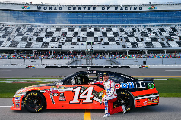 13-21 February, 2016, Daytona Beach, Florida USA
Brian Vickers, driver of the #14 Bass Pro Shops/Mobil 1 Chevrolet, poses with his car after qualifying for the NASCAR Sprint Cup Series Daytona 500 at Daytona International Speedway on February 14, 2016 in Daytona Beach, Florida.
LAT Photo USA via NASCAR via Getty Images 13-21 February, 2016, Daytona Beach, Florida USA
Brian Vickers, driver of the #14 Bass Pro Shops/Mobil 1 Chevrolet, poses with his car after qualifying for the NASCAR Sprint Cup Series Daytona 500 at Daytona International Speedway on February 14, 2016 in Daytona Beach, Florida.
LAT Photo USA via NASCAR via Getty Images