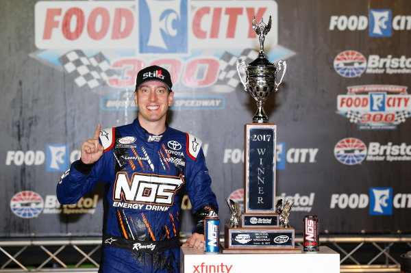 NASCAR XFINITY Series
Food City 300
Bristol Motor Speedway, Bristol, TN USA
Friday 18 August 2017
Kyle Busch, NOS Rowdy Toyota Camry, celebrates in victory lane.
World Copyright: John K Harrelson
LAT Images NASCAR XFINITY Series
Food City 300
Bristol Motor Speedway, Bristol, TN USA
Friday 18 August 2017
Kyle Busch, NOS Rowdy Toyota Camry, celebrates in victory lane.
World Copyright: John K Harrelson
LAT Images