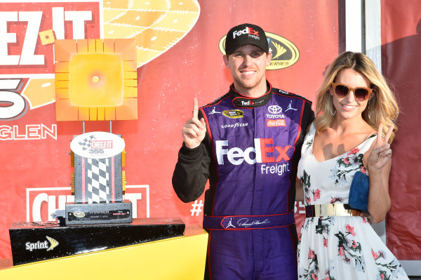 5-7 August, 2016, Watkins Glen, New York USA
Denny Hamlin, FedEx Freight Toyota Camry (11), celebrates in victory lane.
©2016, JohnHarrelson / LAT Photo USA 5-7 August, 2016, Watkins Glen, New York USA
Denny Hamlin, FedEx Freight Toyota Camry (11), celebrates in victory lane.
©2016, JohnHarrelson / LAT Photo USA