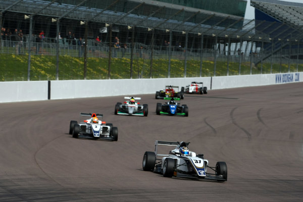 2016 BRDC British Formula 3 Championship,
Rockingham, Northamptonshire. 
30th April - 1st May 2016.
Sisa Ngebulana (RSA) HHC Motorsport BRDC F3.
World Copyright: Ebrey / LAT Photographic.