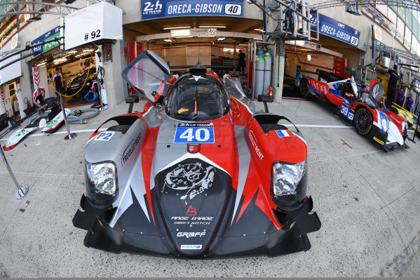 2017 Le Mans 24 Hours test day.
Circuit de la Sarthe, Le Mans, France.
Friday 2 June 2017
#40 Graff Racing Oreca 07 Gibson: Enzo Guibbert, Eric Trouillet, James Winslow
World Copyright: Rainier Ehrhardt/LAT Images
ref: Digital Image 24LM-testday-re-0161 2017 Le Mans 24 Hours test day.
Circuit de la Sarthe, Le Mans, France.
Friday 2 June 2017
#40 Graff Racing Oreca 07 Gibson: Enzo Guibbert, Eric Trouillet, James Winslow
World Copyright: Rainier Ehrhardt/LAT Images
ref: Digital Image 24LM-testday-re-0161