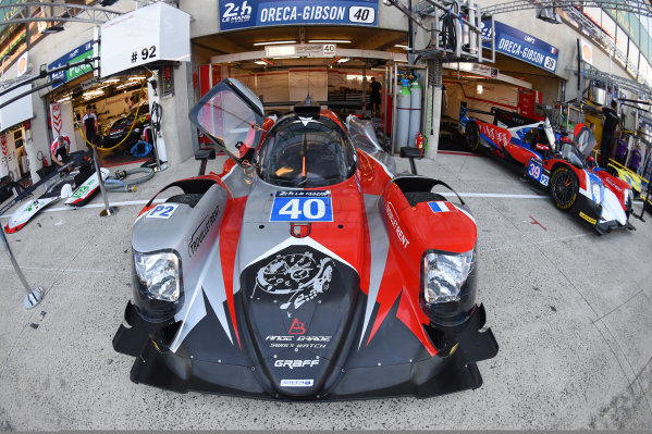 2017 Le Mans 24 Hours test day.
Circuit de la Sarthe, Le Mans, France.
Friday 2 June 2017
#40 Graff Racing Oreca 07 Gibson: Enzo Guibbert, Eric Trouillet, James Winslow
World Copyright: Rainier Ehrhardt/LAT Images
ref: Digital Image 24LM-testday-re-0161