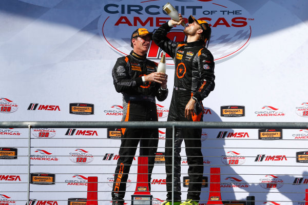 IMSA WeatherTech SportsCar Championship
Advance Auto Parts SportsCar Showdown
Circuit of The Americas, Austin, TX USA
Friday 5 May 2017
76, McLaren, McLaren GT4, GS, Matt Plumb, Paul Holton celebrate on the podium
World Copyright: Phillip Abbott
LAT Images
ref: Digital Image abbott_COTA_0517_7704