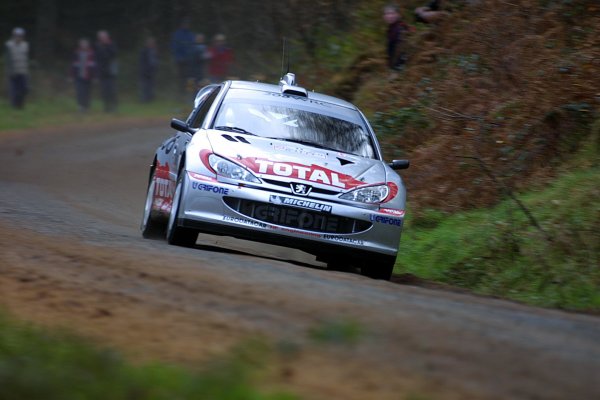 2001 FIA World Rally Championship.
Rally Of Great Britain. Cardiff, Wales. 
November 22-25th.
Harri Rovanpera, Peugeot 206 WRC.
Stage One.
Photo: Paul Dowker/LAT Photographic.
World - LAT Photographic.
8
9mb DIgital File Only