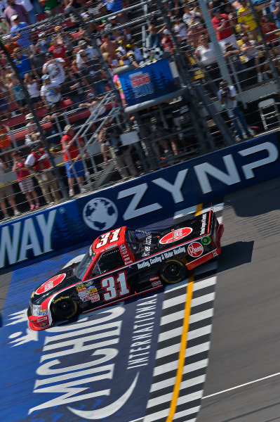 August 16-17, 2013, Brooklyn, Michigan USA
James Buescher takes the checkered flag
© 2013, Brian Czobat
LAT Photo USA
August 16-17, 2013, Brooklyn, Michigan USA
James Buescher takes the checkered flag
© 2013, Brian Czobat
LAT Photo USA