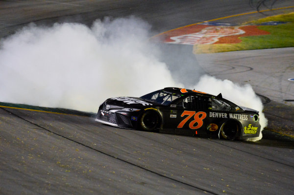 Monster Energy NASCAR Cup Series
Quaker State 400
Kentucky Speedway, Sparta, KY USA
Saturday 8 July 2017
Martin Truex Jr, Furniture Row Racing, Furniture Row/Denver Mattress Toyota Camry celebrates
World Copyright: Barry Cantrell
LAT Images